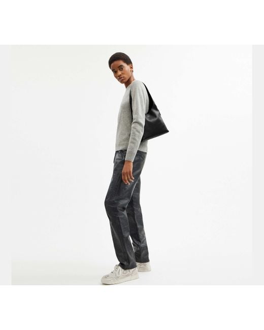 COACH Black Brooklyn Schultertasche 28