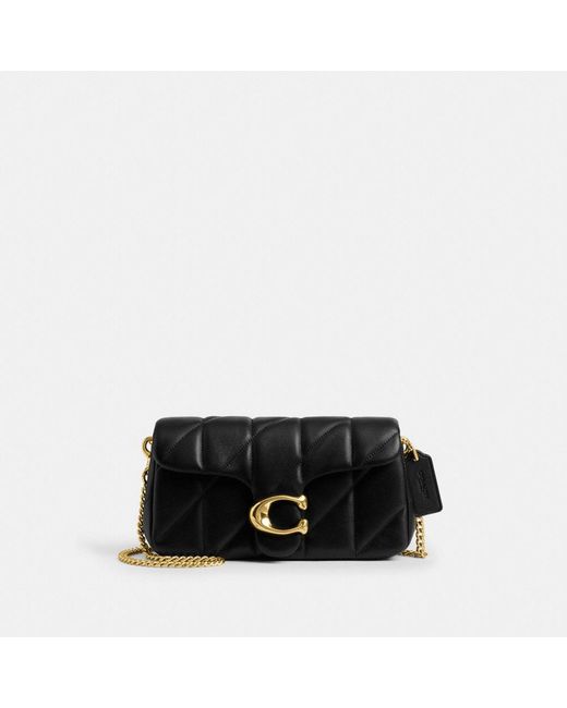 COACH Black Tabby Chain Crossbody Bag 19