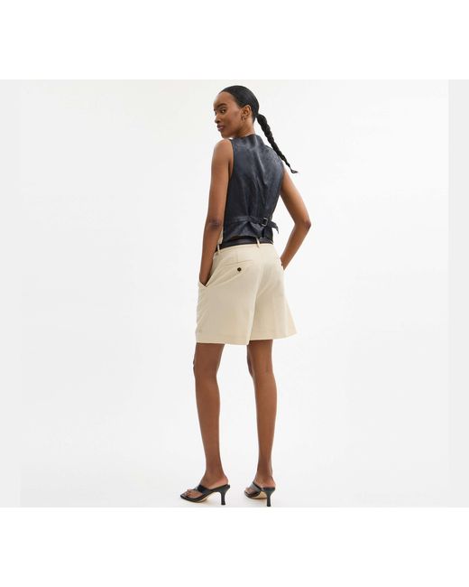 COACH Black Tailored Shorts