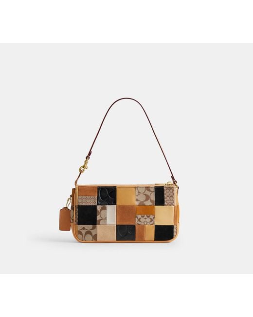 COACH Multicolor Plaza Bag 25 With Patchwork