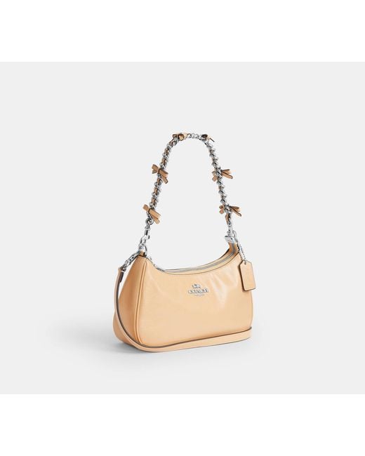COACH Black Teri Shoulder Bag With Bows