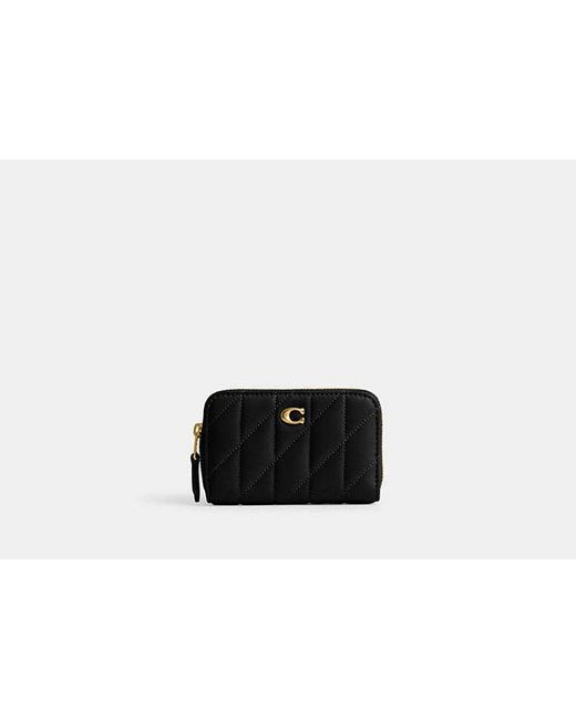 Porta Carte Di Credito Piccolo Essential di COACH in Black