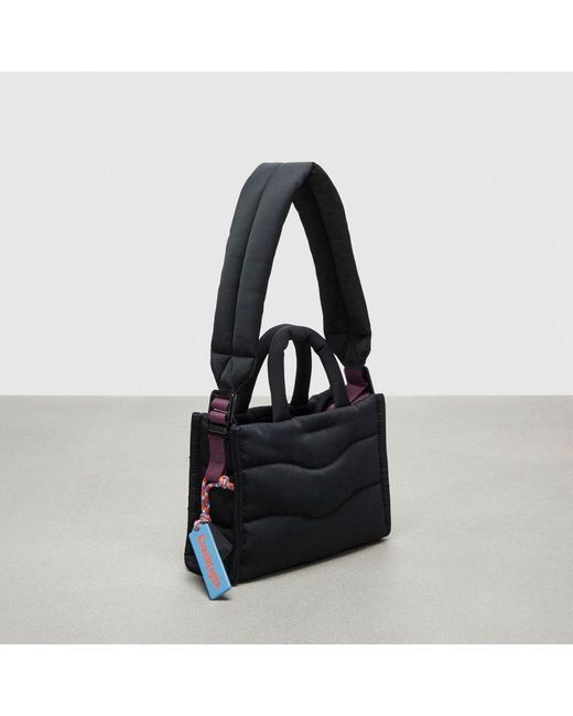 COACH Black Coachtopia Loop Mini Puffy Tote Bag