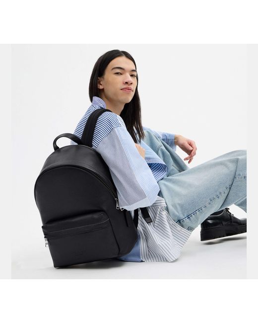 COACH Black Taylor Backpack for men