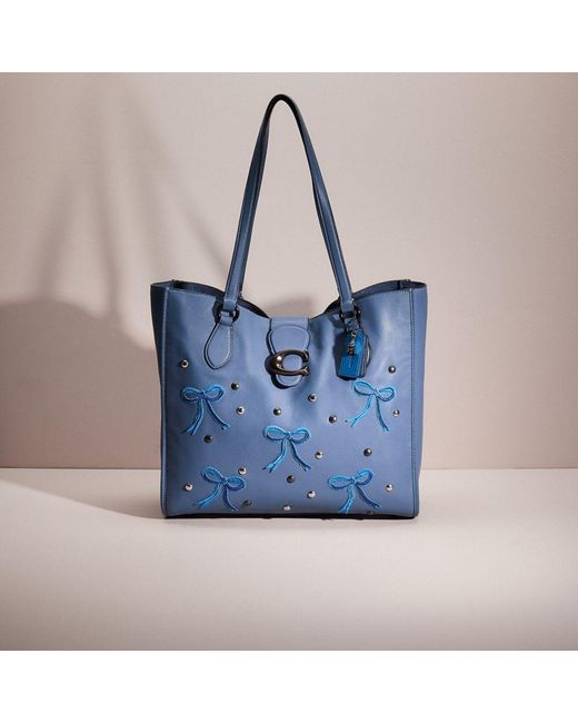 COACH Blue Upcrafted Theo Tote