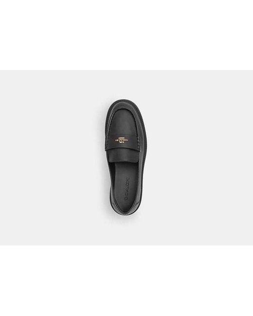 Mocassin Lucy En Pour Femmes, Taille COACH en coloris Black
