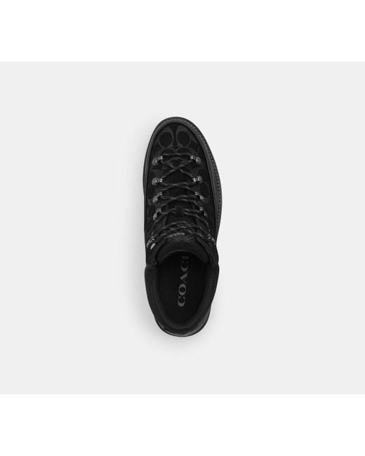 Bradley Hiker en ante de firma COACH de hombre de color Black