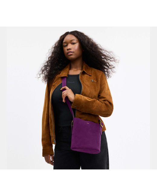 COACH Black Bleecker Bucket Bag 21