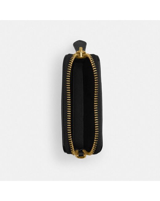 COACH Black Essential Chain Card Case