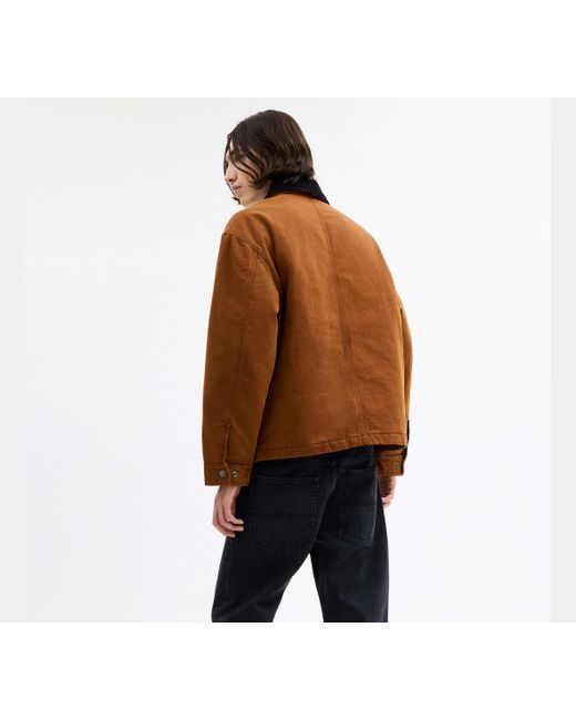 COACH Brown Work Jacket With Quilted Lining for men