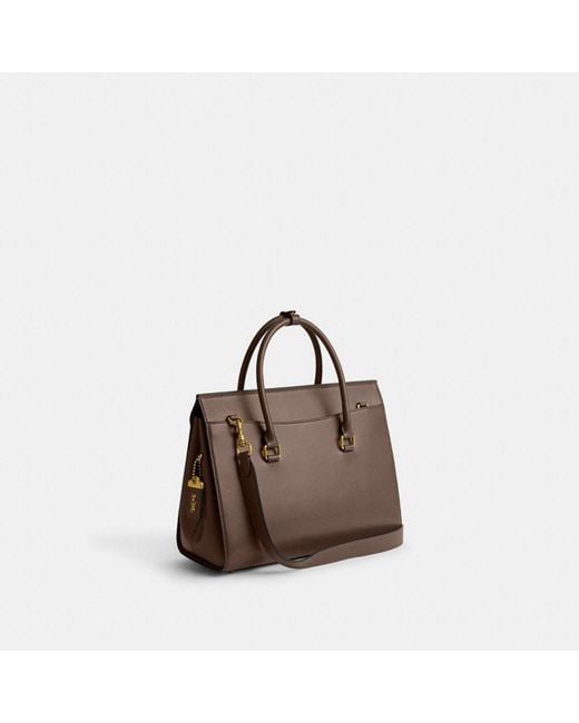 COACH Brown Broome Carryall Bag 36