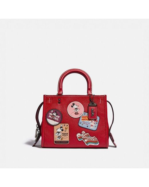 COACH Disney X Rogue 25 With Patches in Red Lyst Canada
