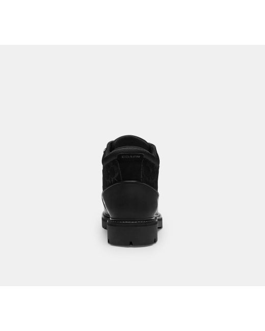 Bradley Hiker en ante de firma COACH de hombre de color Black