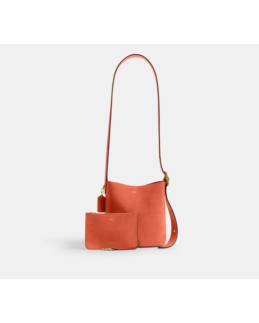 COACH Black Bleecker Bucket Bag 21