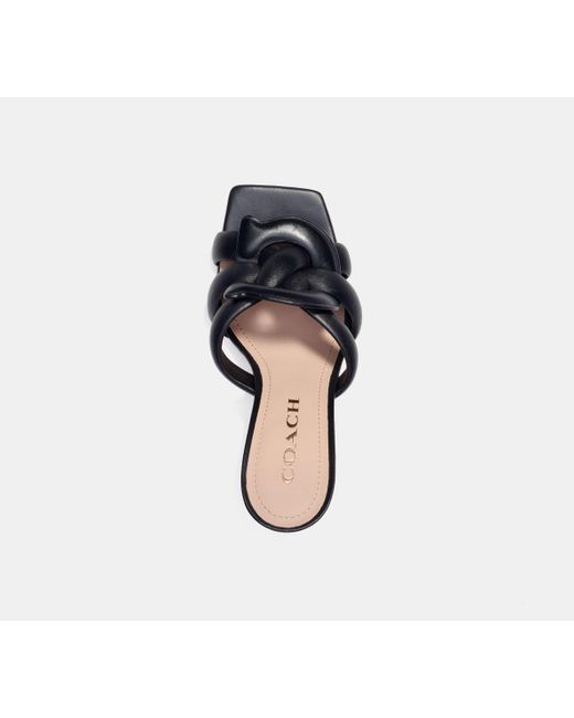 Sandalo Kellie di COACH in Black