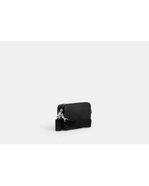 COACH Black Clinton Crossbody Bag for men