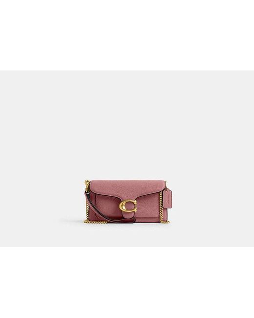 COACH Red Tabby Chain Crossbody Bag 19