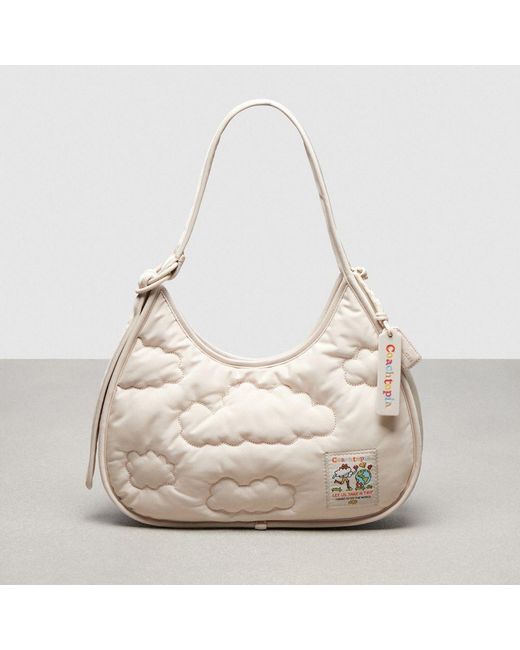 COACH Natural Topia Loop Ergo Bag With Cloud Quilting