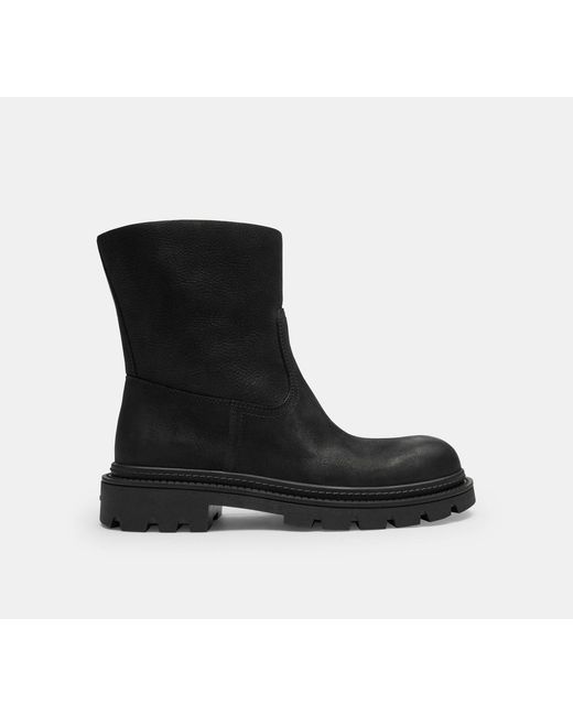 COACH Black Work Boot