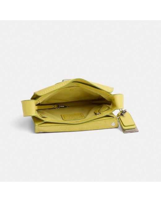 COACH Yellow Upcrafted Drifter Shoulder Bag