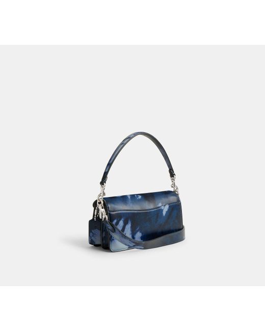 COACH Tabby Shoulder Bag 20 With Tie Dye Print /blue | Leather