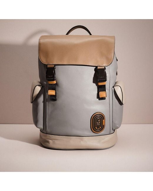 COACH Multicolor Restored Rivington Backpack In Colorblock With Patch for men