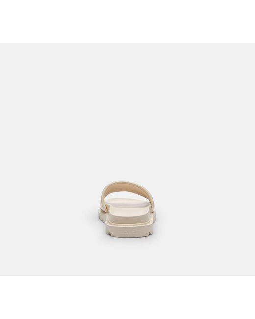 COACH Black Brynn Slide Sandal