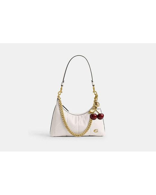 COACH Black Juliet Shoulder Bag 25 With Quilting