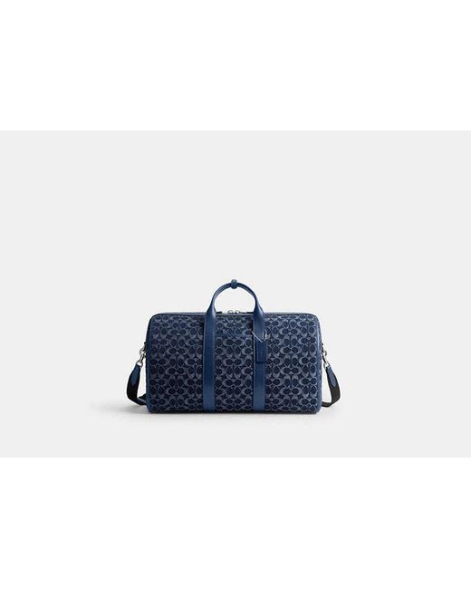 Borsone Gotham 45 di COACH in Blue da Uomo