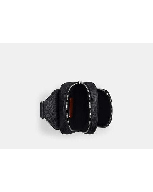 COACH Black Racer Sling Pack for men