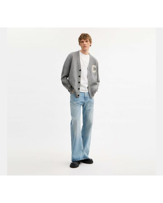 COACH Black Coach Cardigan for men