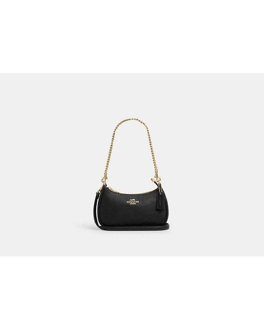 COACH Black Teri Mini Crossbody Bag