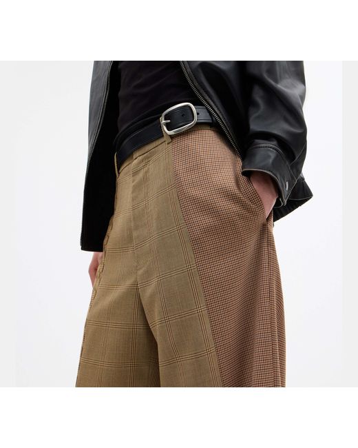 COACH Black Mashup Yarn Dye Trousers for men
