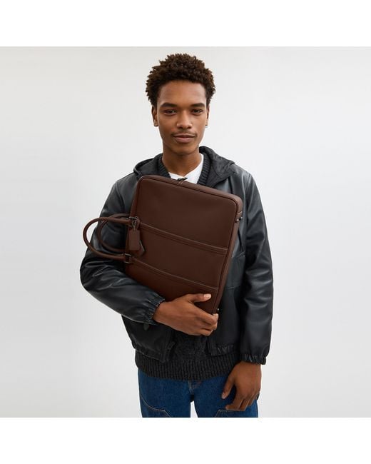 COACH Brown Metropolitan Workbag for men