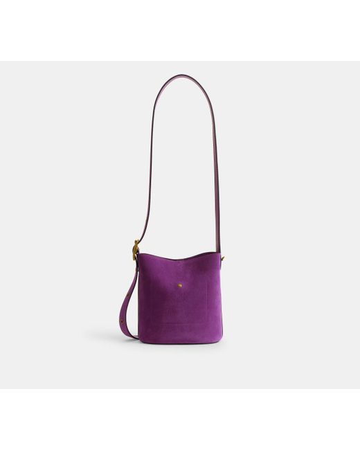 COACH Black Bleecker Bucket Bag 21