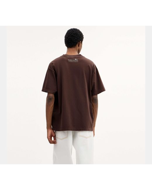 COACH Black Hardware Relaxed T-Shirt