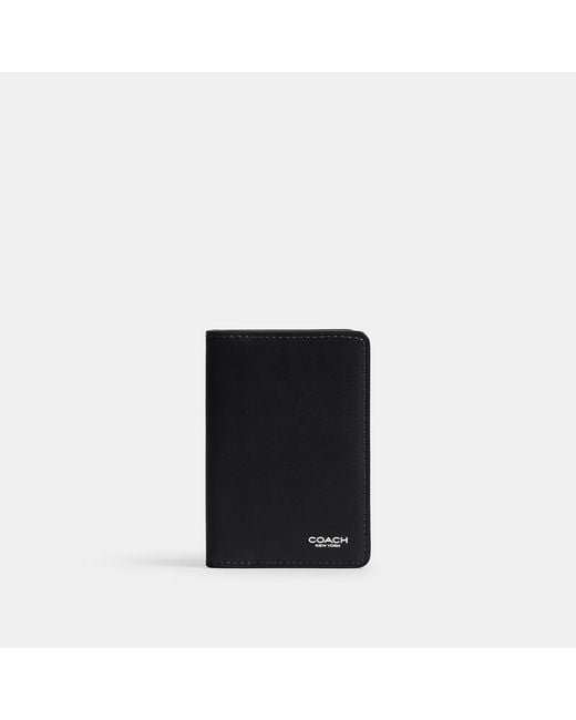 COACH Black Card Wallet for men