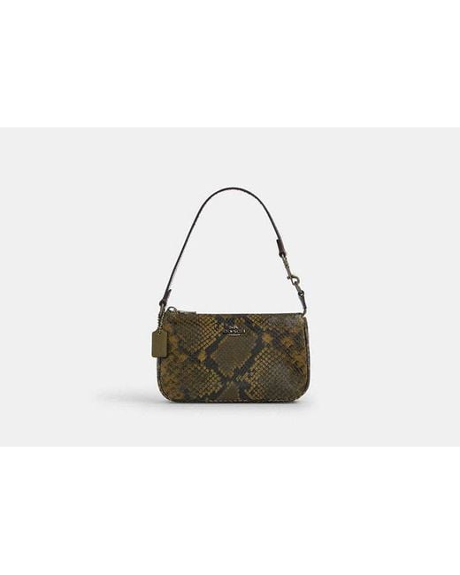 Nolita 19 Con Stampa Serpente di COACH in Black