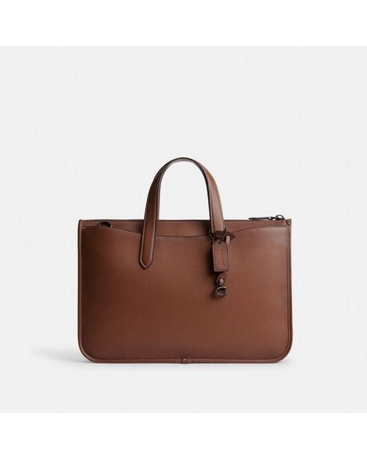 COACH コーチ アイザック ワークバッグ ブラウン 美品 COACH Isaac Workbag in Brown for Men | Lyst