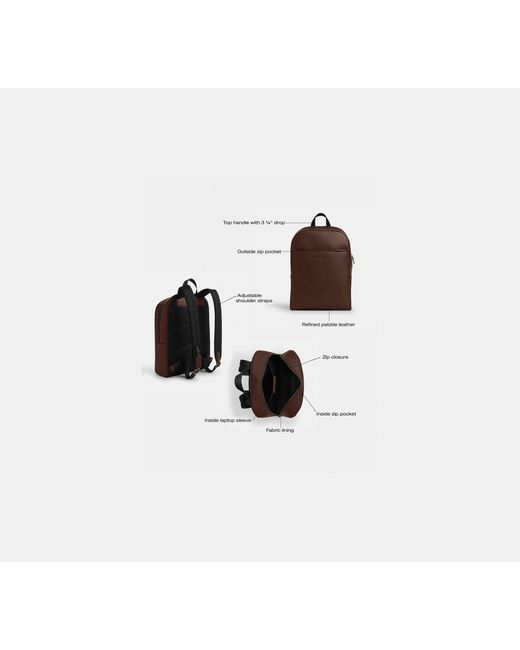 COACH Brown Owen Backpack for men