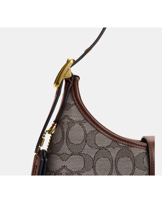 COACH Black Hamptons Hobo Bag
