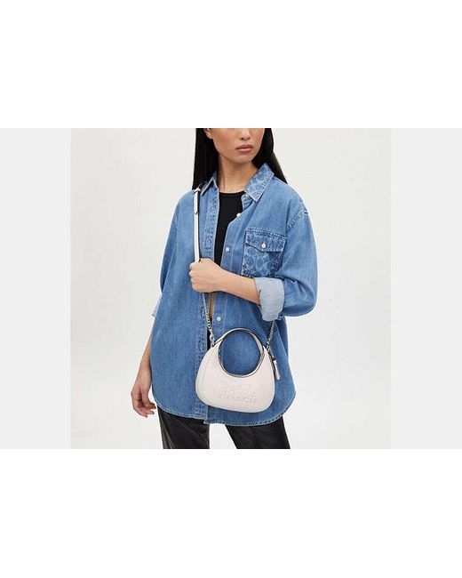 COACH Black Carmen Mini Crossbody Bag