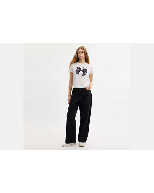 COACH Black Bow T-Shirt