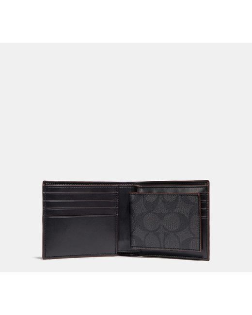 COACH Black 3-In-1 Wallet for men