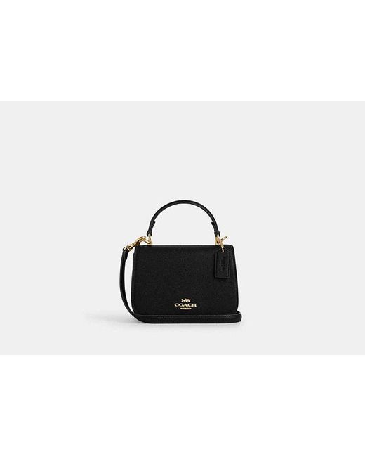 Borsa Con Manico Superiore Lysa di COACH in Black