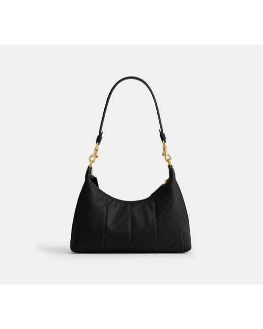COACH Black Juliet Shoulder Bag 25 With Quilting