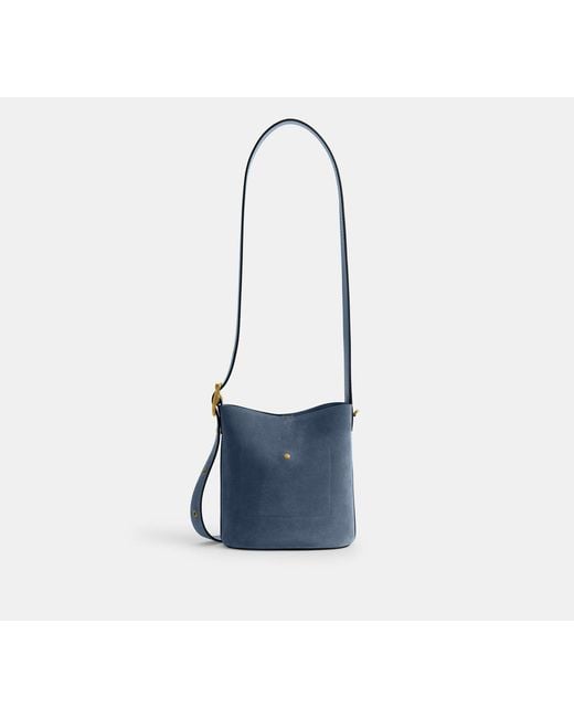 COACH Black Bleecker Bucket Bag 21