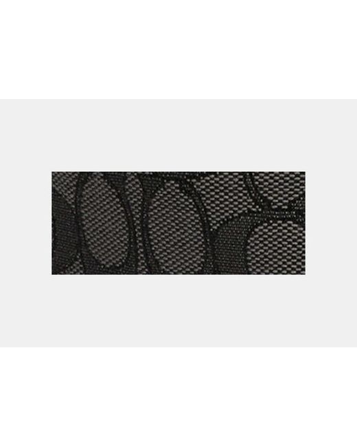 COACH Black Combat Boot With Signature Jacquard for men