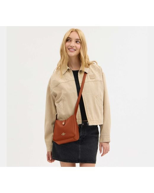 COACH Black Hadley Mini-Umhängetasche