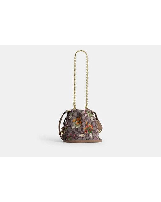 Minibolso COACH de color Black